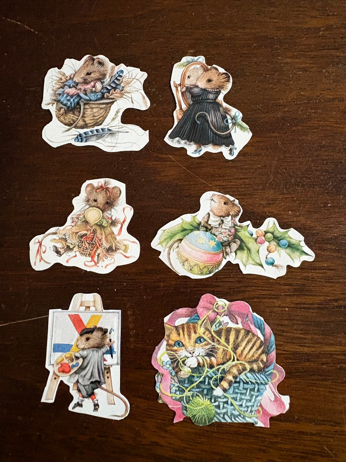 Vintage poesieplaatjes Vera de Muis, Verzamelen, Poesieplaatjes, Ophalen of Verzenden