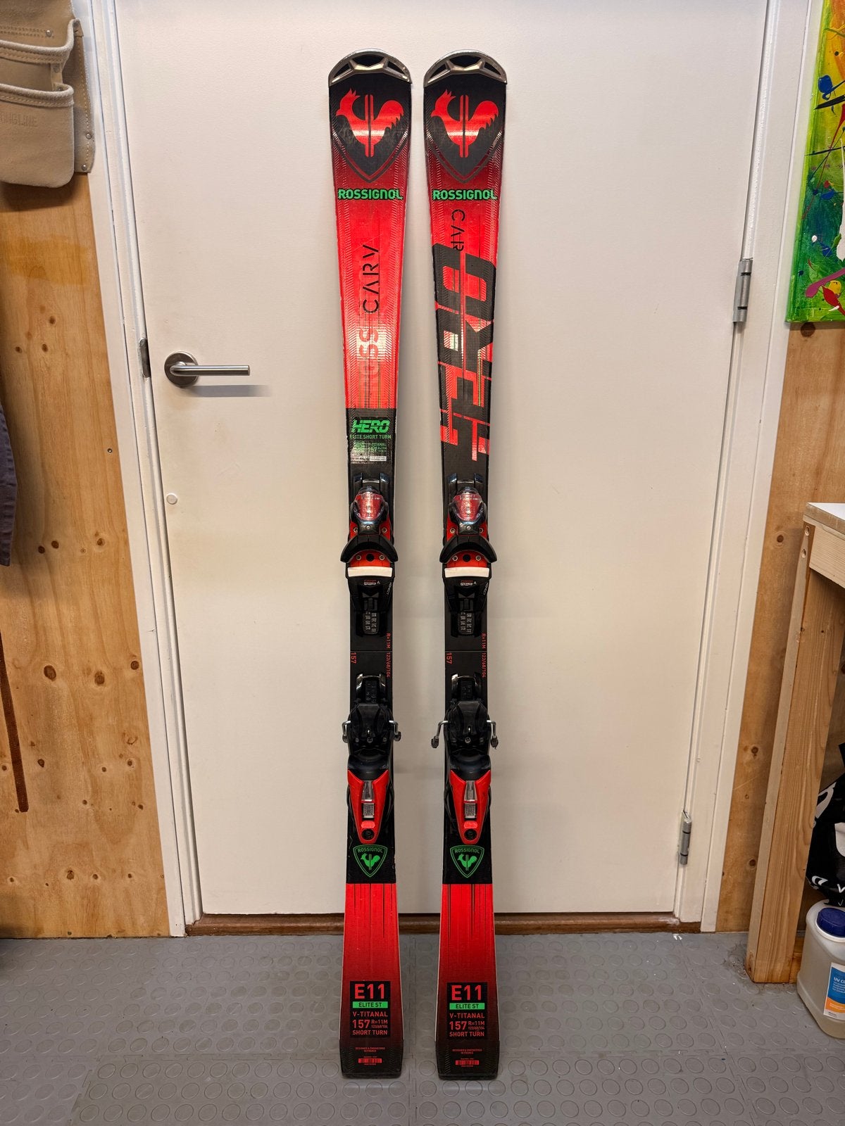 Rossignol Hero Elite Short Turn Slalom Ski 157cm, Sport en Fitness, Ophalen, 140 tot 160 cm, Gebruikt, Rossignol