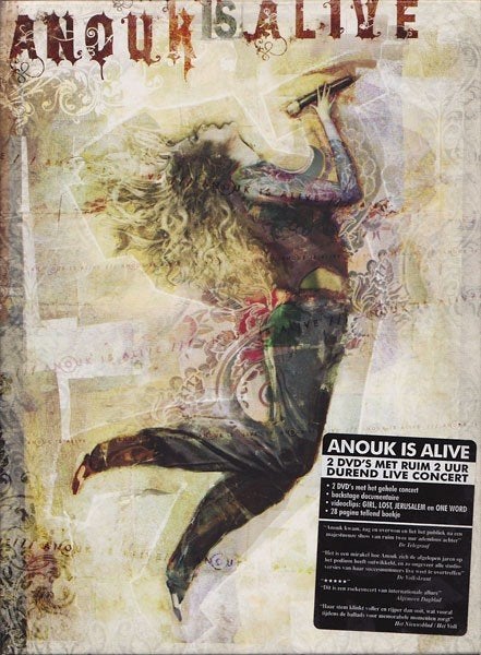 dubbel D.V.D. Pop Rock (2006) ANOUK - Anouk is Alive., Inclusief boekje, Ophalen of Verzenden, Zo goed als nieuw, Muziekvideo's