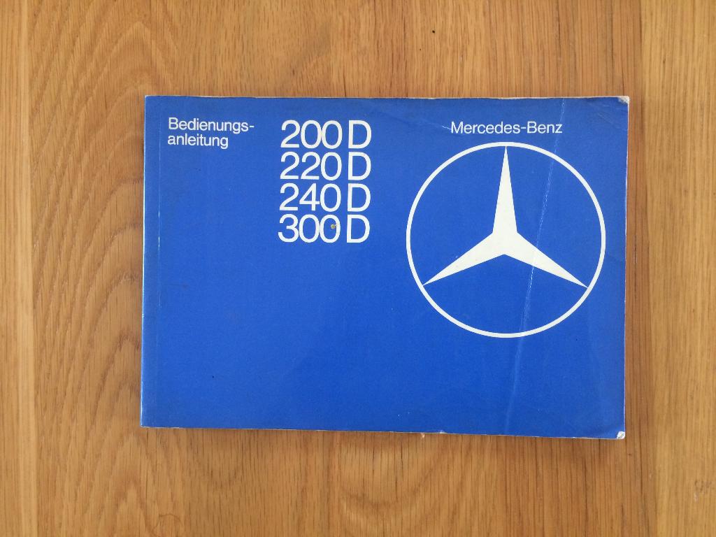 RUILEN: Mercedes W123 Diesel oldtimer handleiding boekje, Ophalen of Verzenden