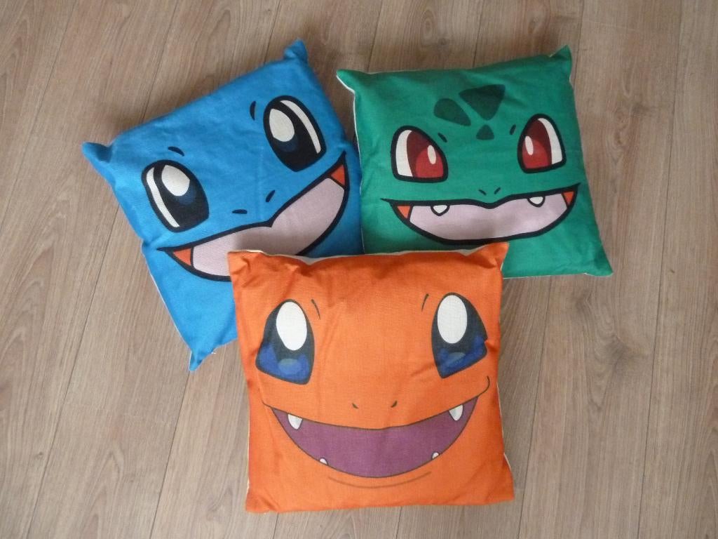 3 leuke POKEMON kussens, Ophalen, Gebruikt, Jongen of Meisje