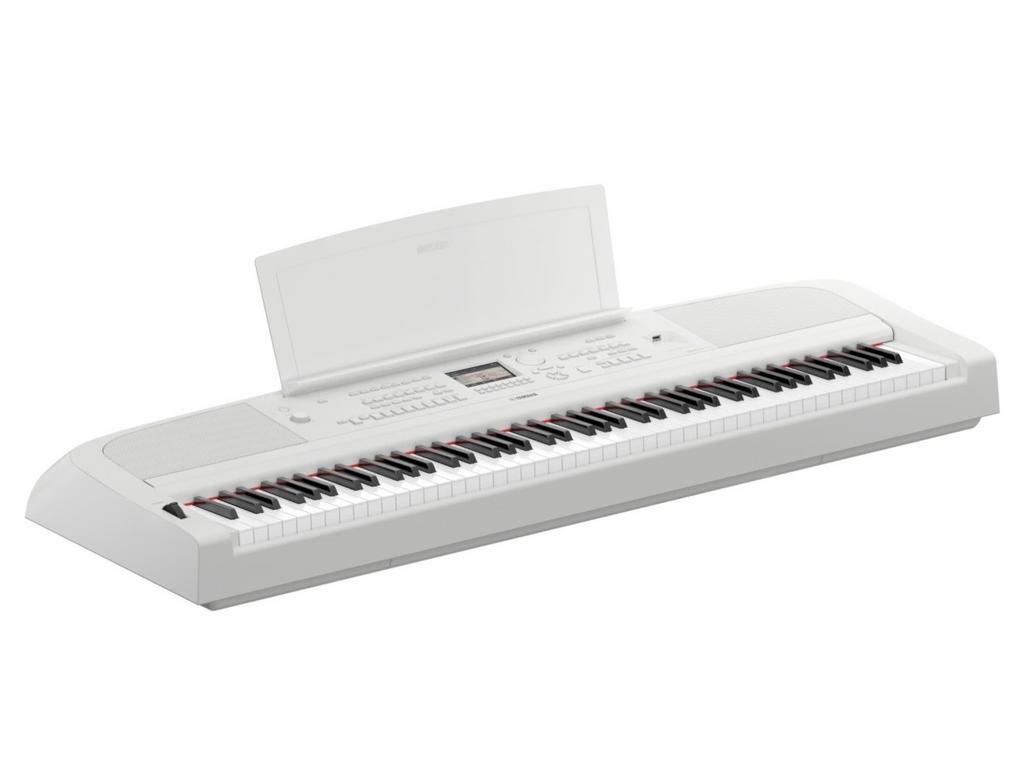Yamaha DGX-670WH Digitale Piano Wit + Innox INA ONE Pro Stat, Ophalen, 88 toetsen, Aanslaggevoelig, Nieuw