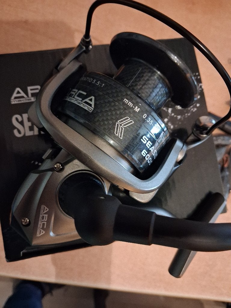 2 x arca seaside spin molen 6000 serie €20,00, Ophalen of Verzenden, Nieuw, Molen