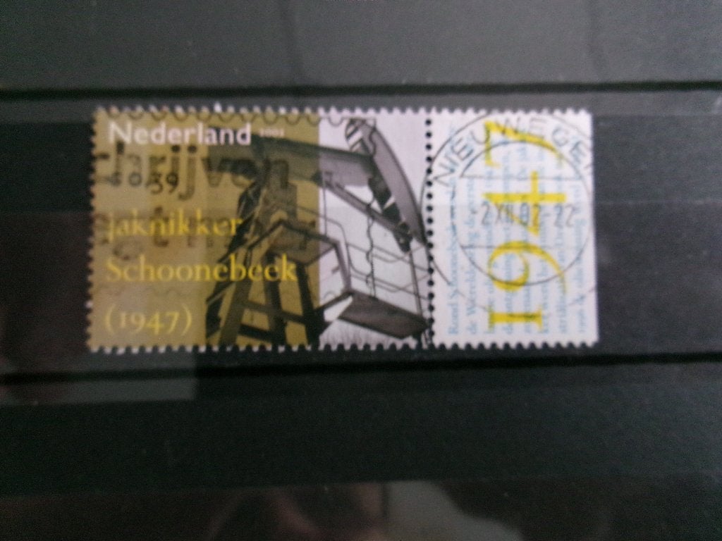 2002 - jaknikker schoonebeek met tab (774g), Verzenden, Gestempeld