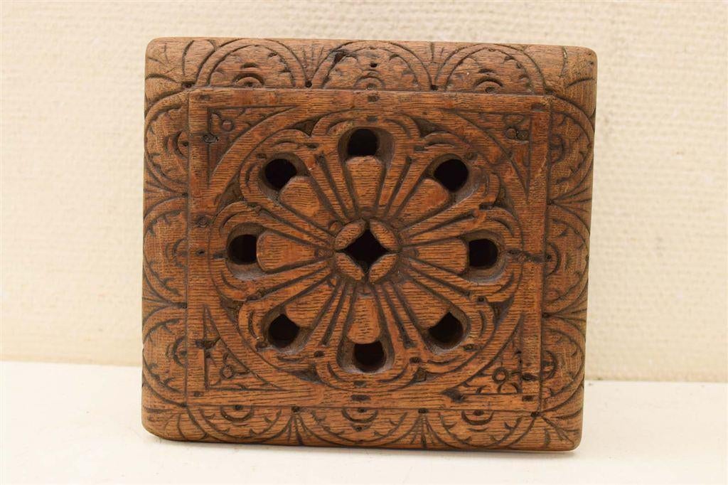 Houten voetenstoof 48399, Huis en Inrichting, Minder dan 50 cm, Gebruikt, 125 cm of meer, Ophalen of Verzenden