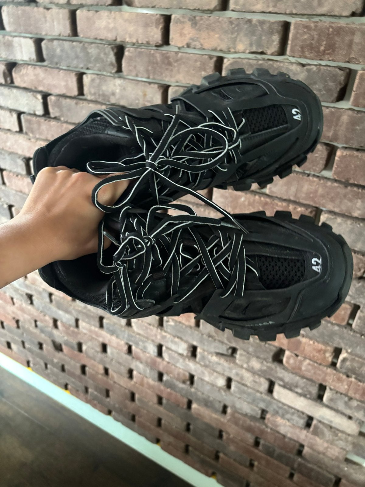 Balenciaga Track Sneakers Zwart Maat 42, Zwart, Ophalen of Verzenden, Sneakers of Gympen, Zo goed als nieuw