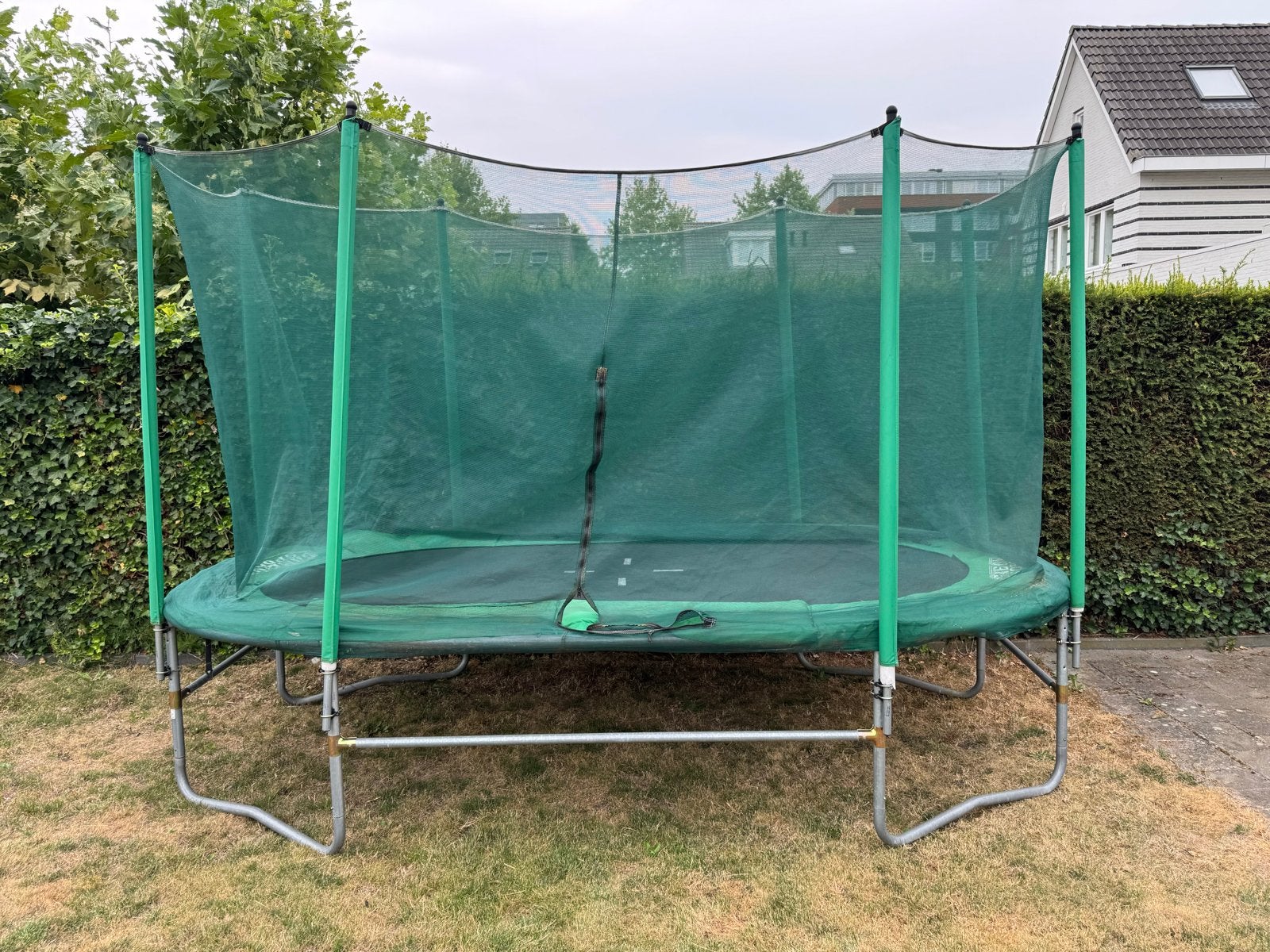 Trampoline met veiligheidsnet - Game on sports, Ophalen, Gebruikt