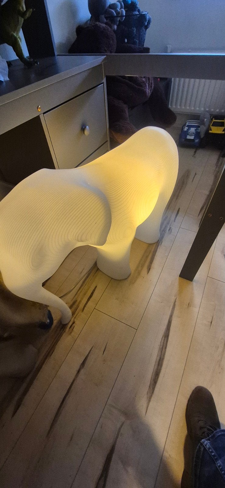 Gispen Low Rest Elephant lamp/kruk - Dutch Design blikvanger, Ophalen
