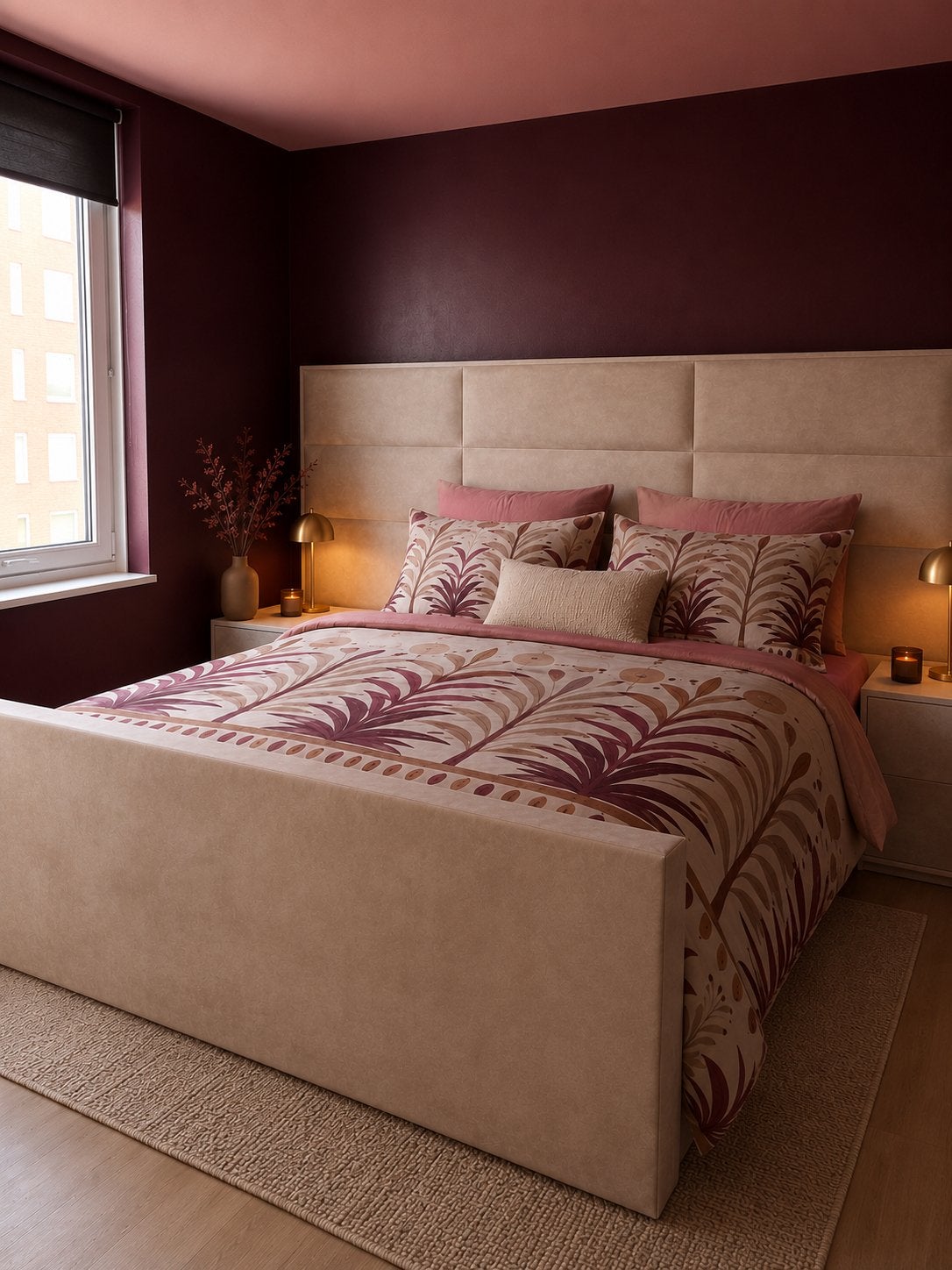 Hotel chique beige boxspring 200x200, Huis en Inrichting, Ophalen, Nieuw, Tweepersoons, Hotel chique