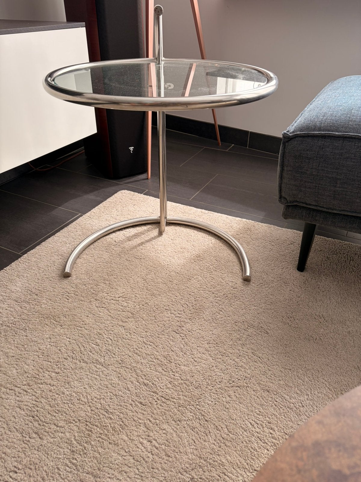 Mooie ronde bijzettafel, Minder dan 55 cm, Gebruikt, Rond, Ophalen