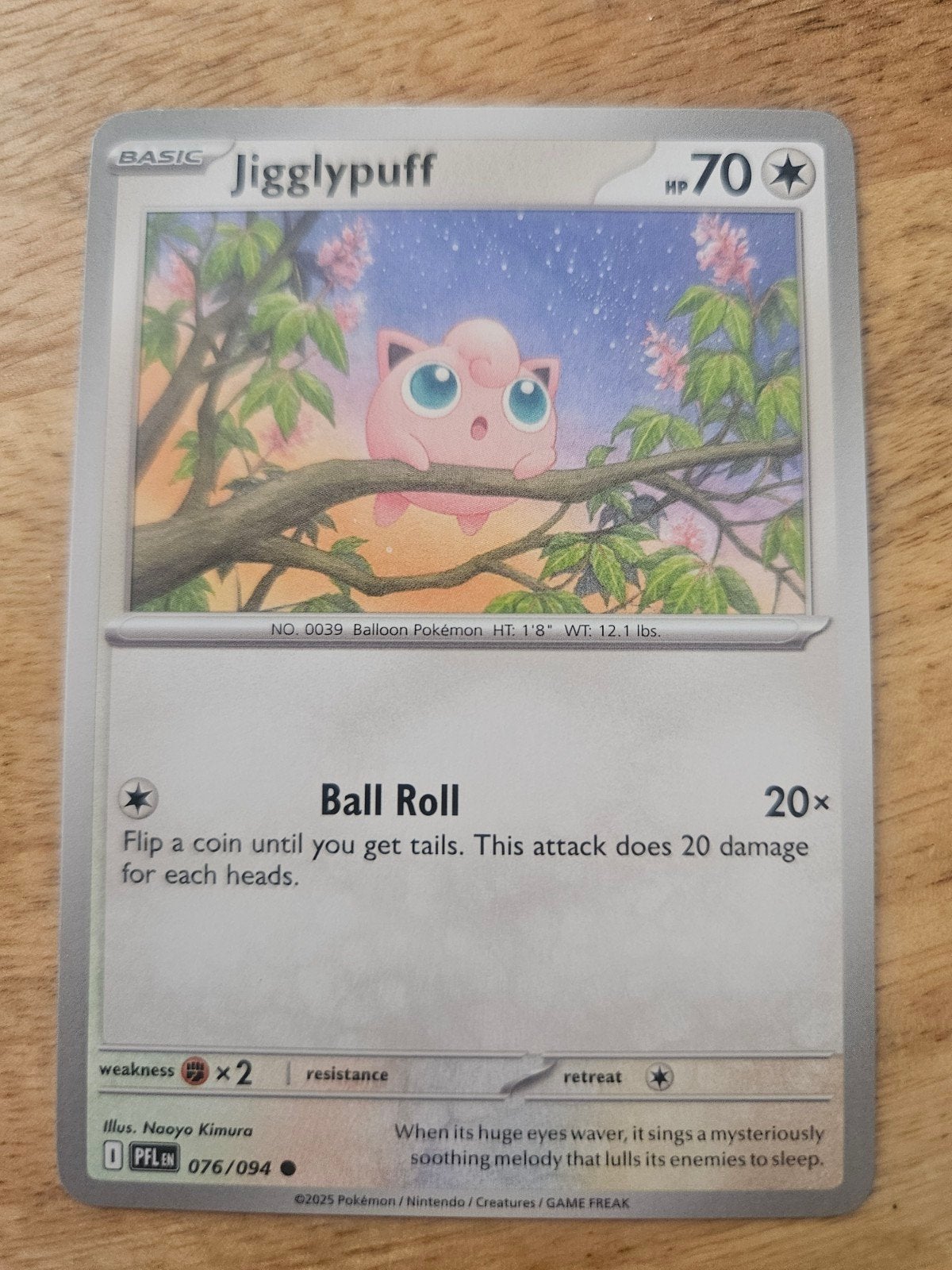 Jigglypuff Pokémon Kaart - Nieuwstaat, Ophalen of Verzenden, Nieuw, Losse kaart