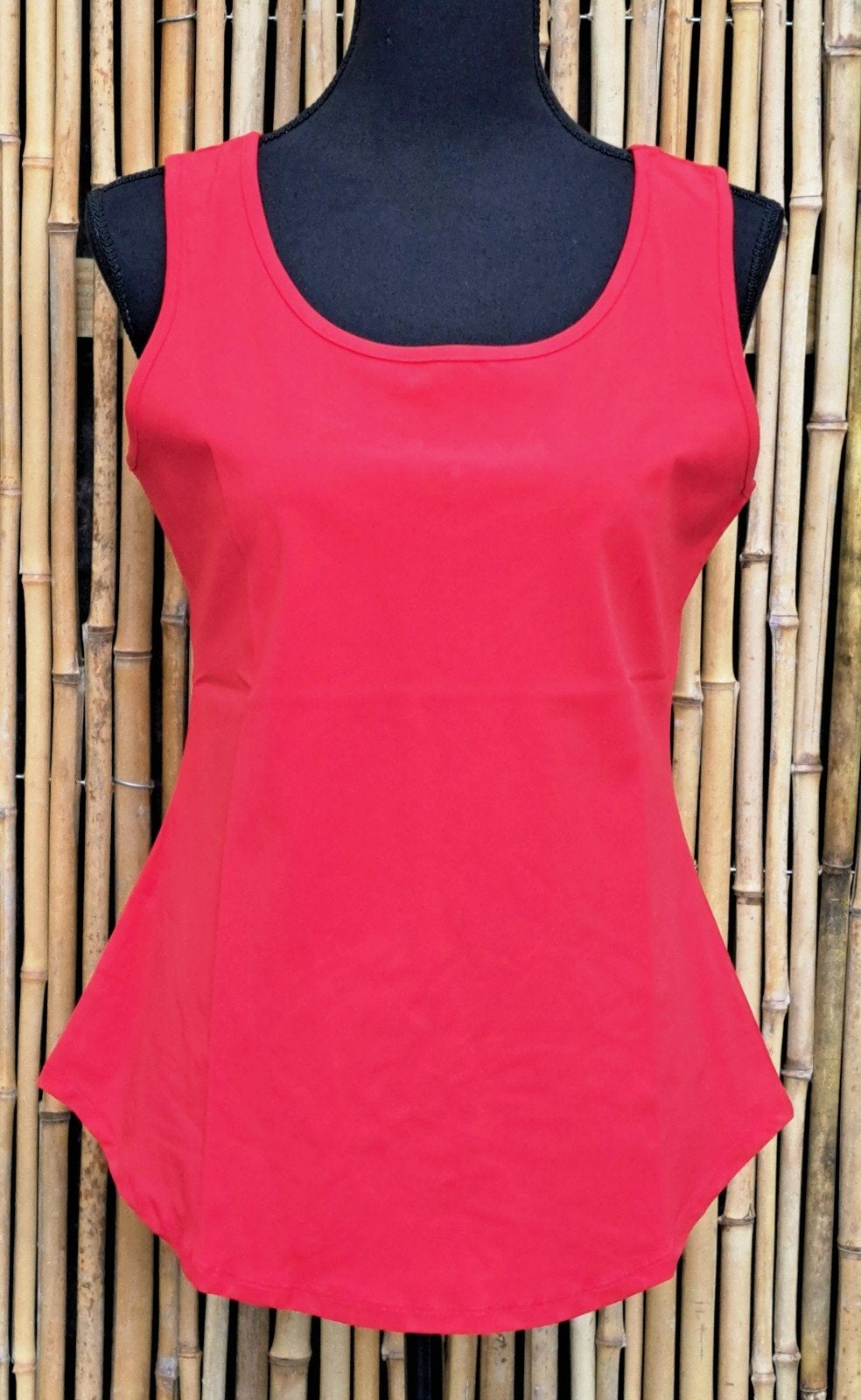 Mi Piace travelstof Mouwloze top maat l kleur Red, Kleding | Dames, Tops, Mi Piace, Maat 42/44 (L), Nieuw, Ophalen of Verzenden