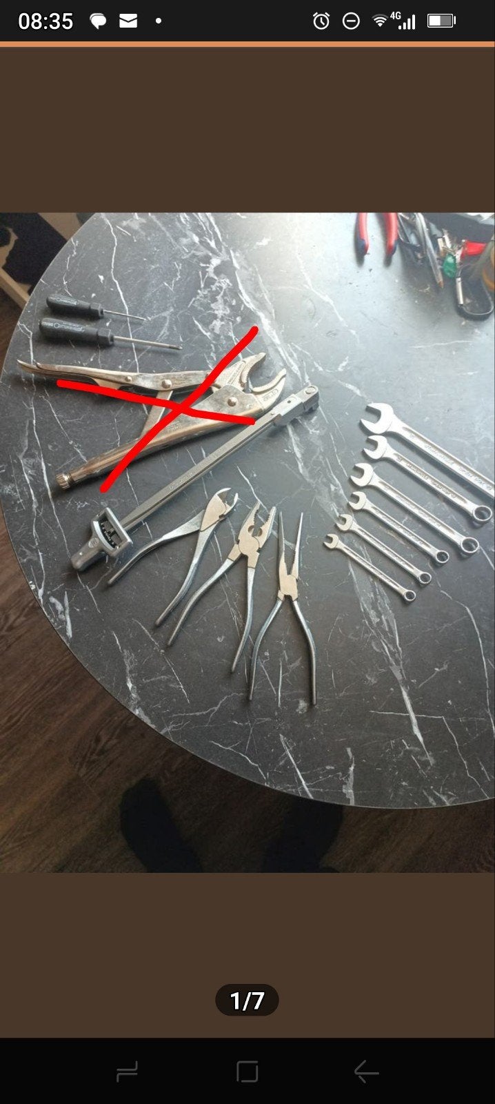 STAHLWILLE lot: Manoskop torque, tangen + ringsteeksleutels, Ophalen, Gebruikt