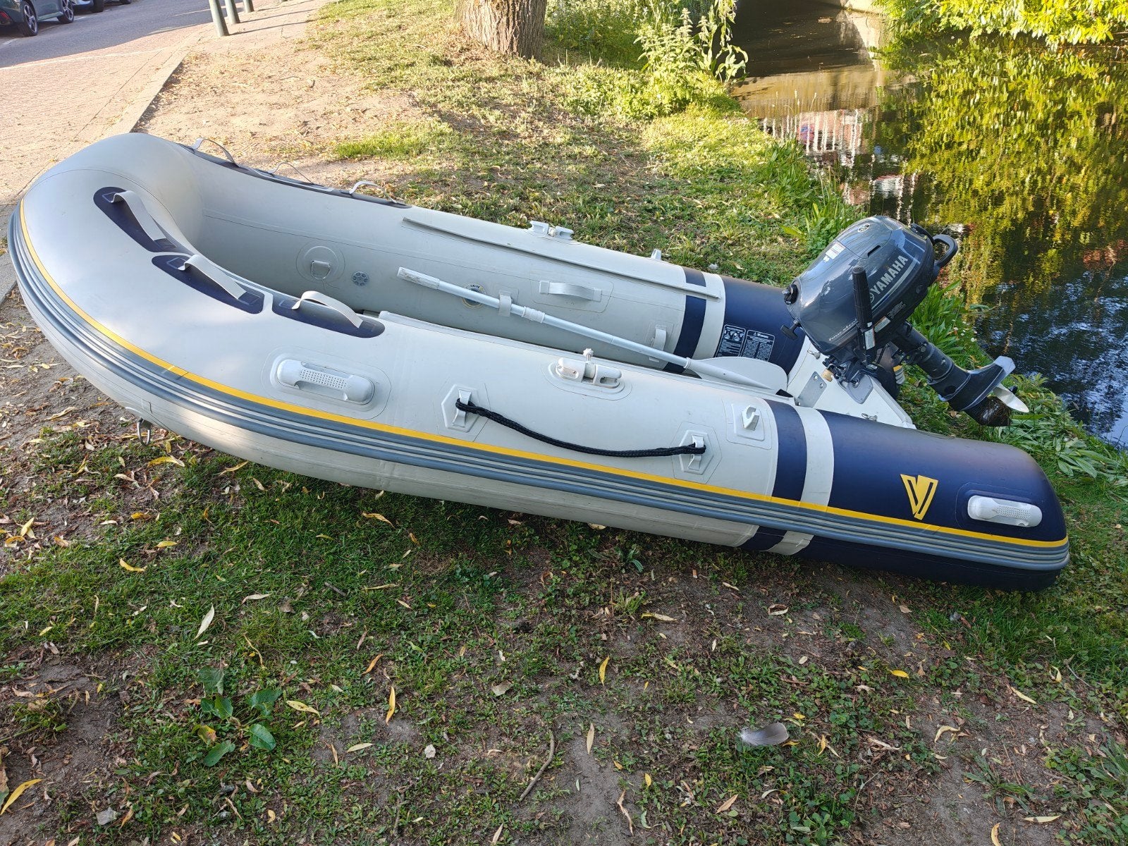 Vetus rubberboot 5 pk Yamaha zeer netjes, Ophalen of Verzenden, Zo goed als nieuw, Overige typen, Motorboot