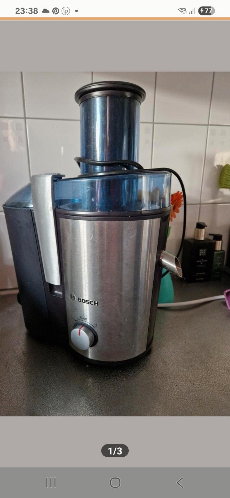 Bosh fruit juicer, Ophalen of Verzenden