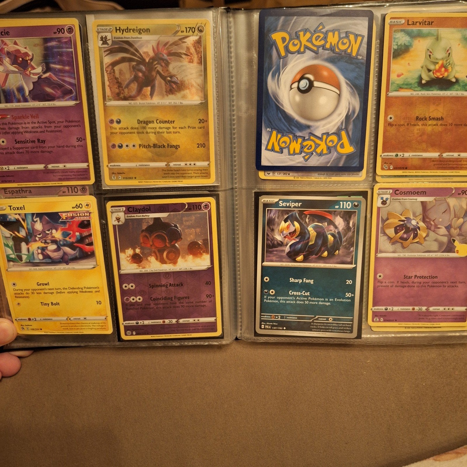 Mapje vol Pokémon kaarten - Diverse collectie, Ophalen, Gebruikt, Meerdere kaarten