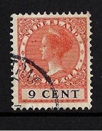 NS126 Zegel nr. 181 met zwarte ( 9 cent )  dus bieden maar, Postzegels en Munten, Verzenden, Gestempeld, Overige thema's