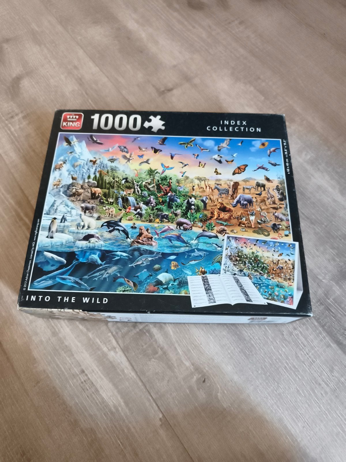 King Puzzel Index Collection Into the Wild 1000 stukjes, Ophalen, 500 t/m 1500 stukjes, Gebruikt, Legpuzzel