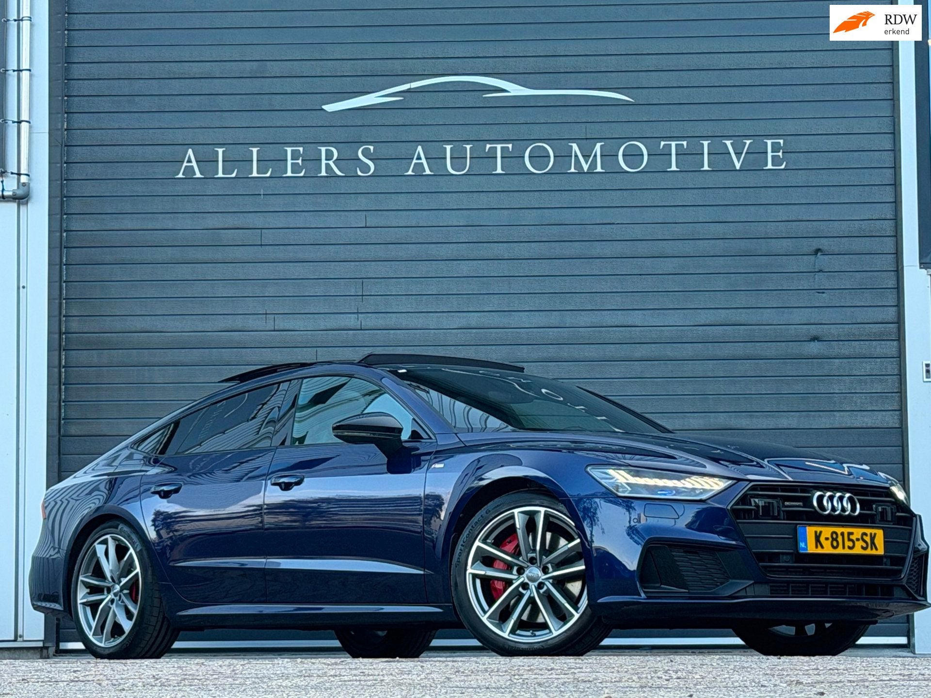 Audi A7 Sportback 55 TFSI e quattro Competition|SOH 91%|S-LI, Auto's, Dealer onderhouden, Gebruikt, 4 cilinders, Blauw