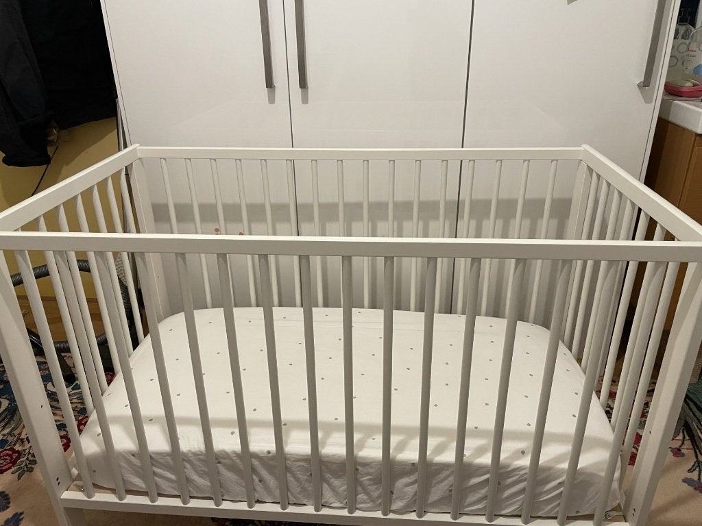 Babybedje met matras, 70 tot 85 cm, 140 tot 160 cm, Zo goed als nieuw, Ophalen