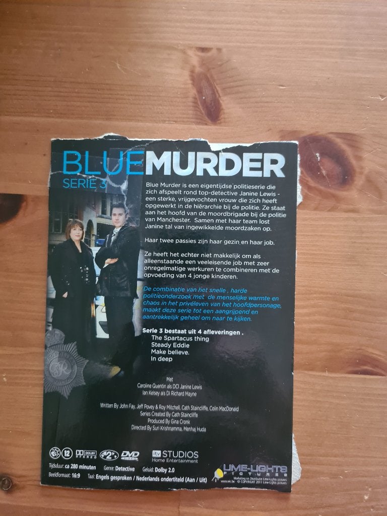 Blue Murder - Seizoen 3 - DVD Boxset, Vanaf 12 jaar, Ophalen of Verzenden, Zo goed als nieuw, Detective en Krimi