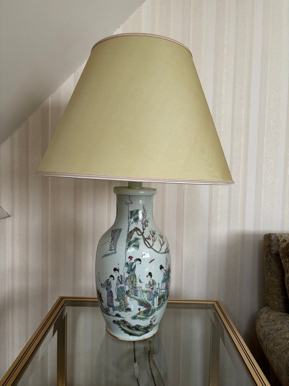 Antieke Chinese vaaslamp - om te bouwen tot vaas, Ophalen