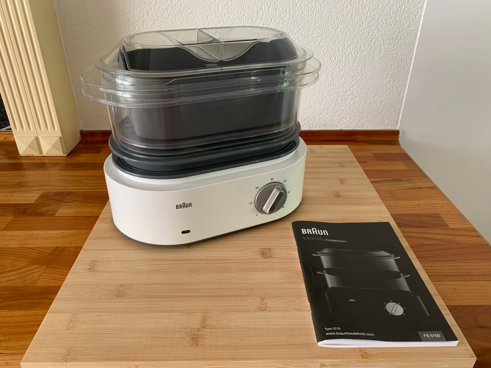 Braun FS 5100 Stoomkoker - Zo goed als nieuw, Ophalen of Verzenden, Zo goed als nieuw, Stoomreiniger