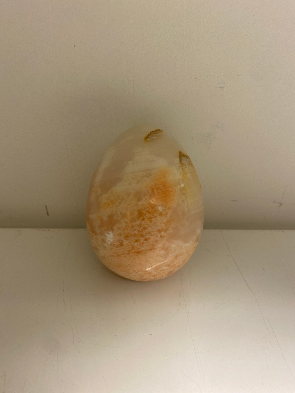 Decoratief ei van onyx, Verzenden, Gebruikt