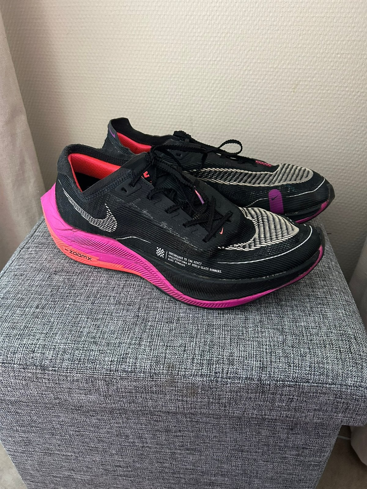 Nike Zoomx VAPORFLY NEXT% 2 Raptors maat 44,5, Gebruikt, Ophalen of Verzenden, Hardlopen, Hardloopschoenen