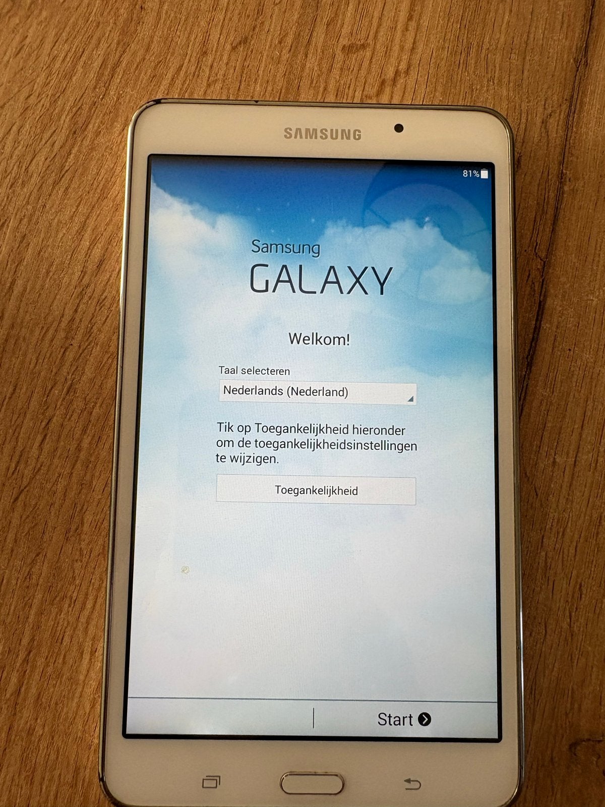 Samsung Galaxy Tab 4 7.0 (SM-T230) - 7 inch tablet, Computers en Software, Ophalen, Gebruikt, Wi-Fi, 7 inch of minder