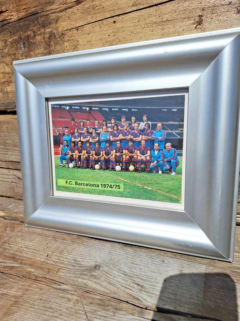 FC Barcelona 1974/75 Cruyff Neeskens Michels, Verzamelen, Sportartikelen en Voetbal, Ophalen of Verzenden, Gebruikt, Buitenlandse clubs