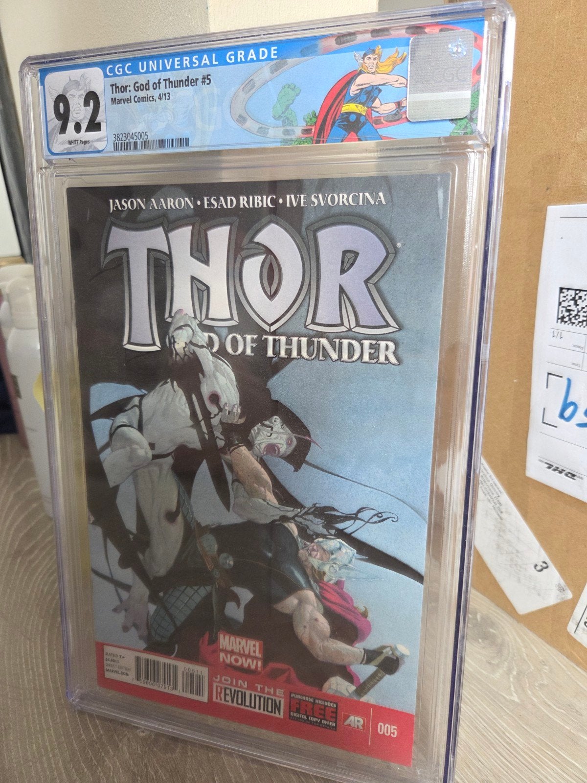 Thor - God of Thunder #5 - CGC Grade 9.2, Boeken, Strips | Comics, Eén comic, Ophalen of Verzenden, Zo goed als nieuw, Amerika