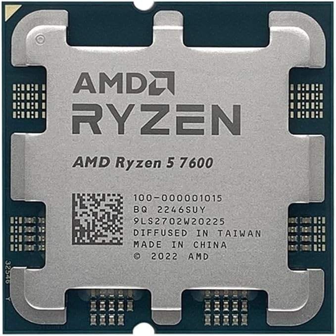 AMD RYZEN 5 7600, 6-core, Zo goed als nieuw, 4 Ghz of meer, AMD Ryzen 5