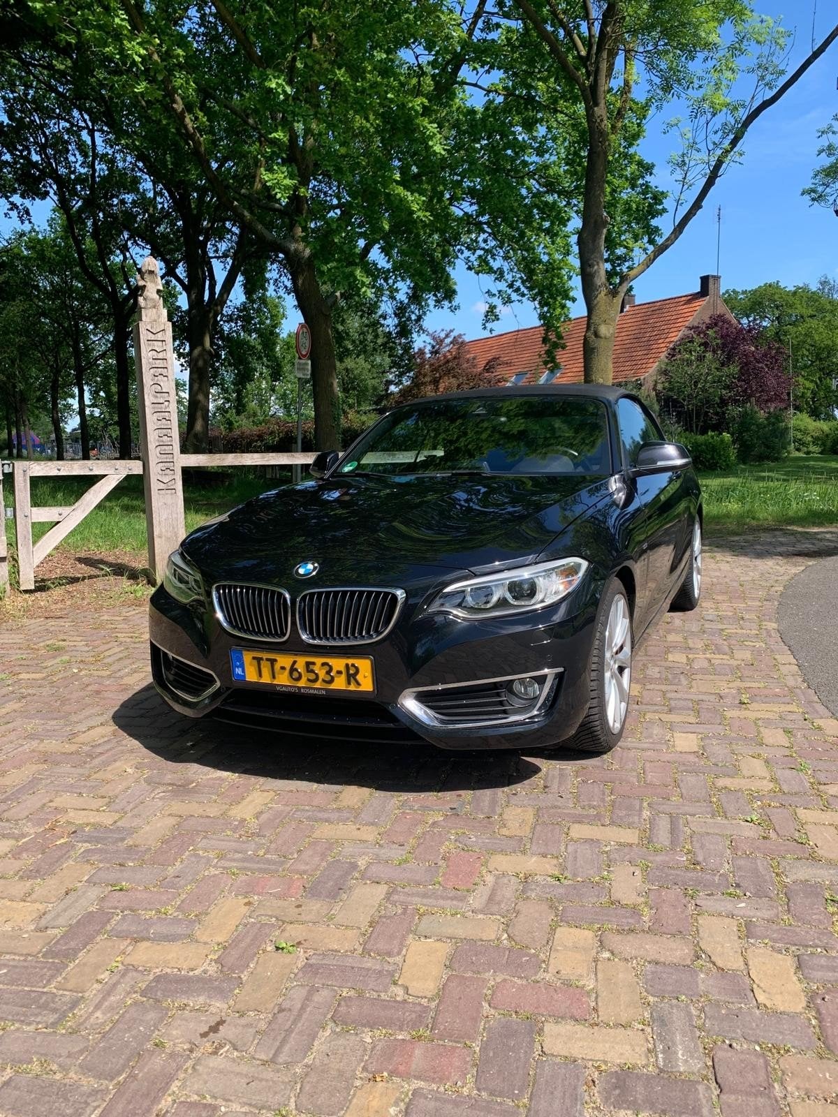 BMW 2-Serie 1.5 218I Cabrio 2015 Zwart, Auto's, BMW, Particulier, 2-Serie, Airbags, Airconditioning, Alarm, Automatische klimaatregeling