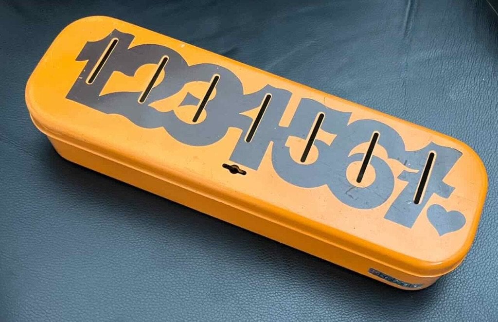 ranje geldkist, vintage Orange Brabantia, oranje vintage, Ophalen of Verzenden, Gebruikt, Overige