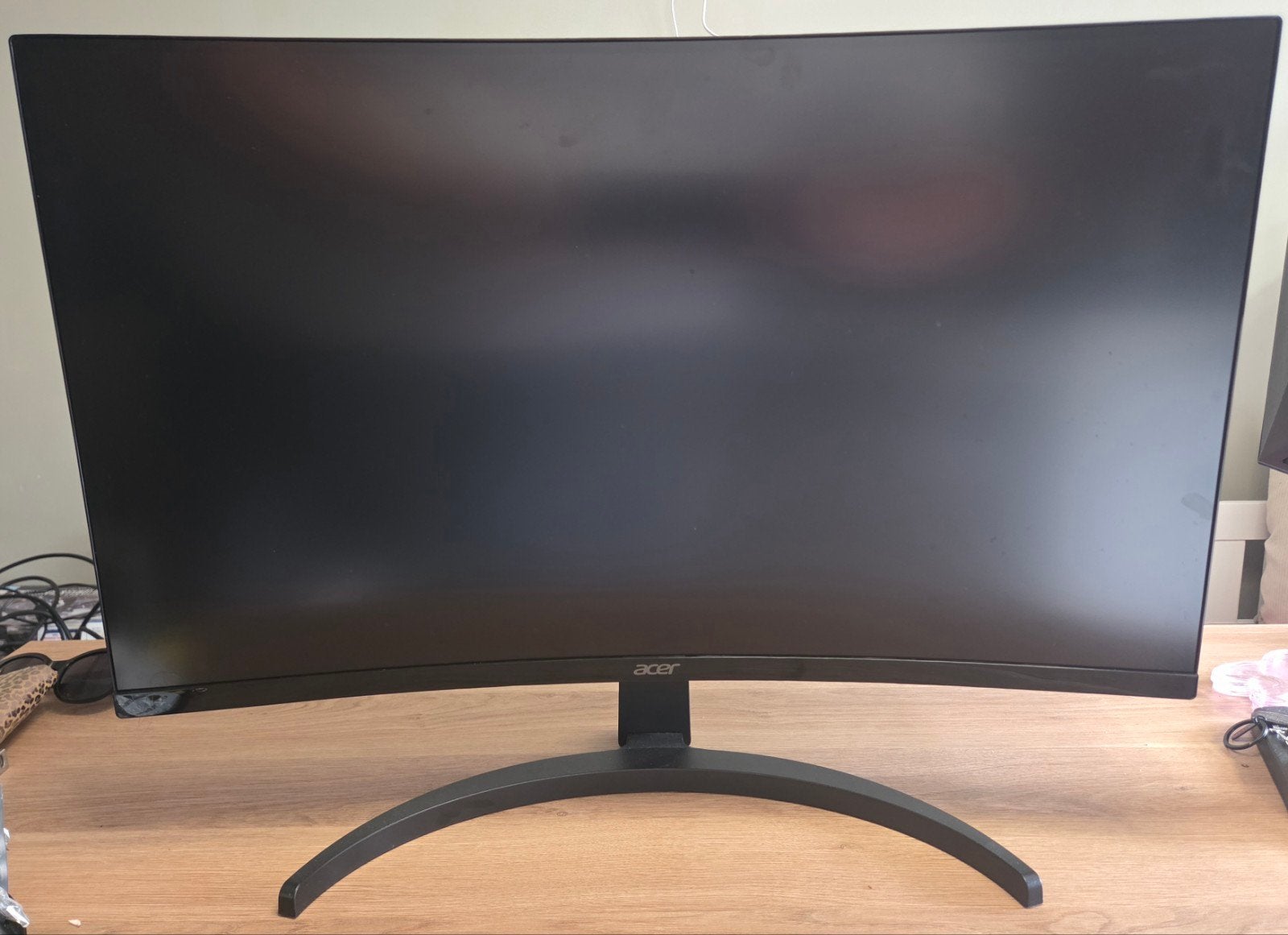 Acer ED273 Bbmiix 27 inch Curved Full HD Monitor, HDMI, VA, Full HD, Zo goed als nieuw