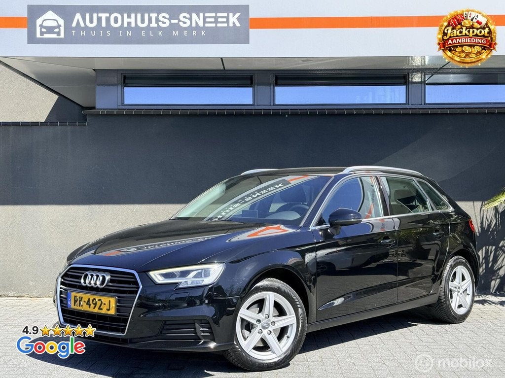 Audi A3 Sportback 1.0 TFSI Pro Line Automaat | Navi |NL Auto, Auto's, Audi, Gebruikt, Euro 6, Zwart, Origineel Nederlands