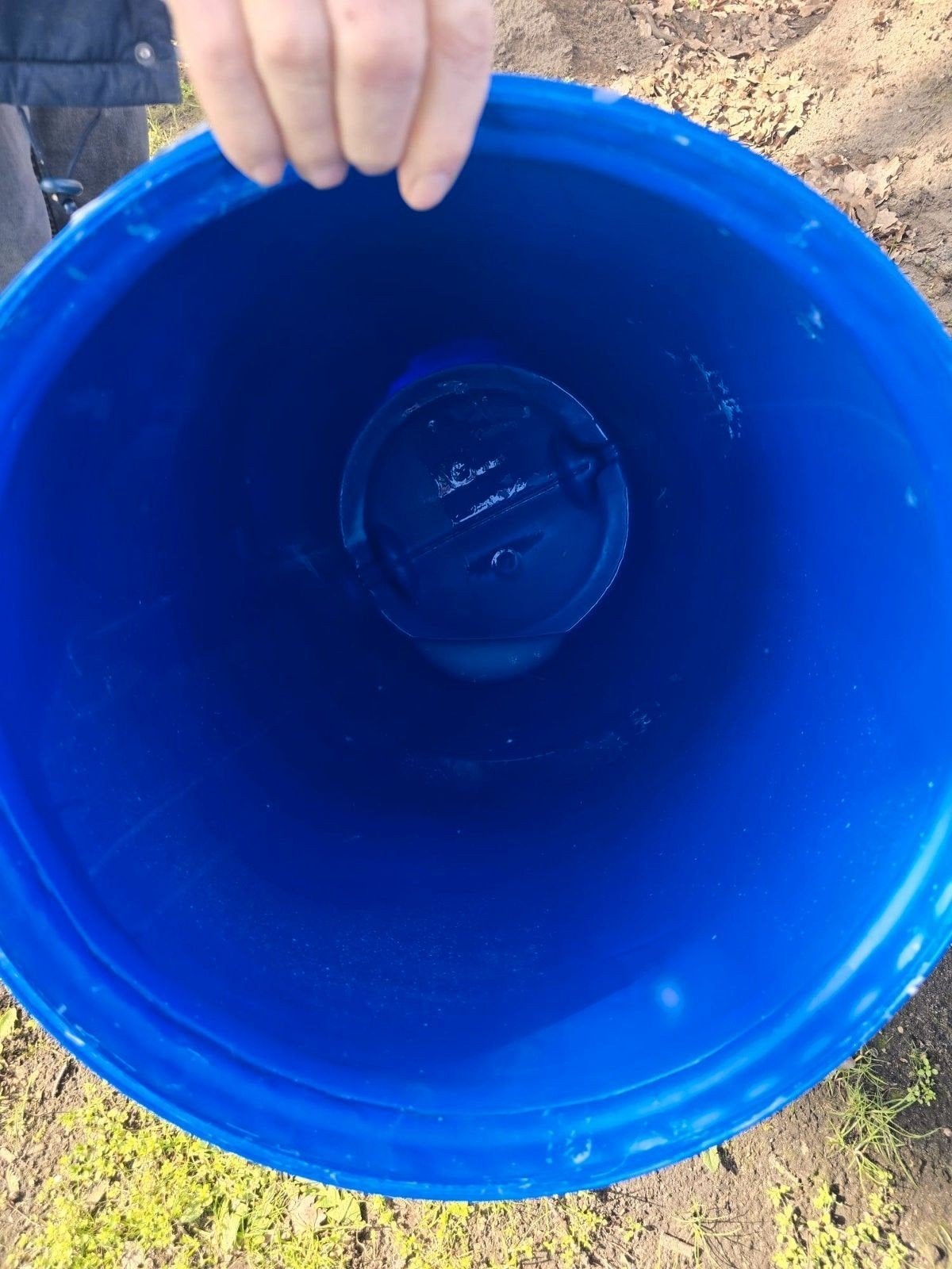 Voerton / blauwe ton / regenton, 75 tot 150 liter, Ophalen, Zo goed als nieuw, Kunststof