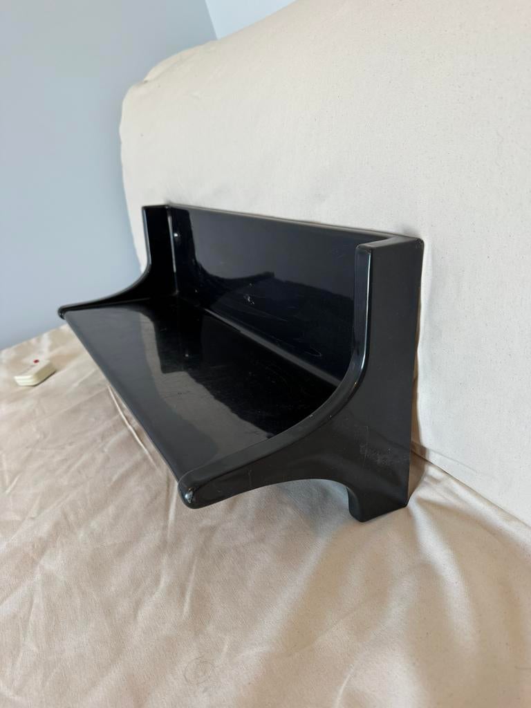 Vintage ikea zwart wandrek wandplank90s 80s, Ophalen, Gebruikt