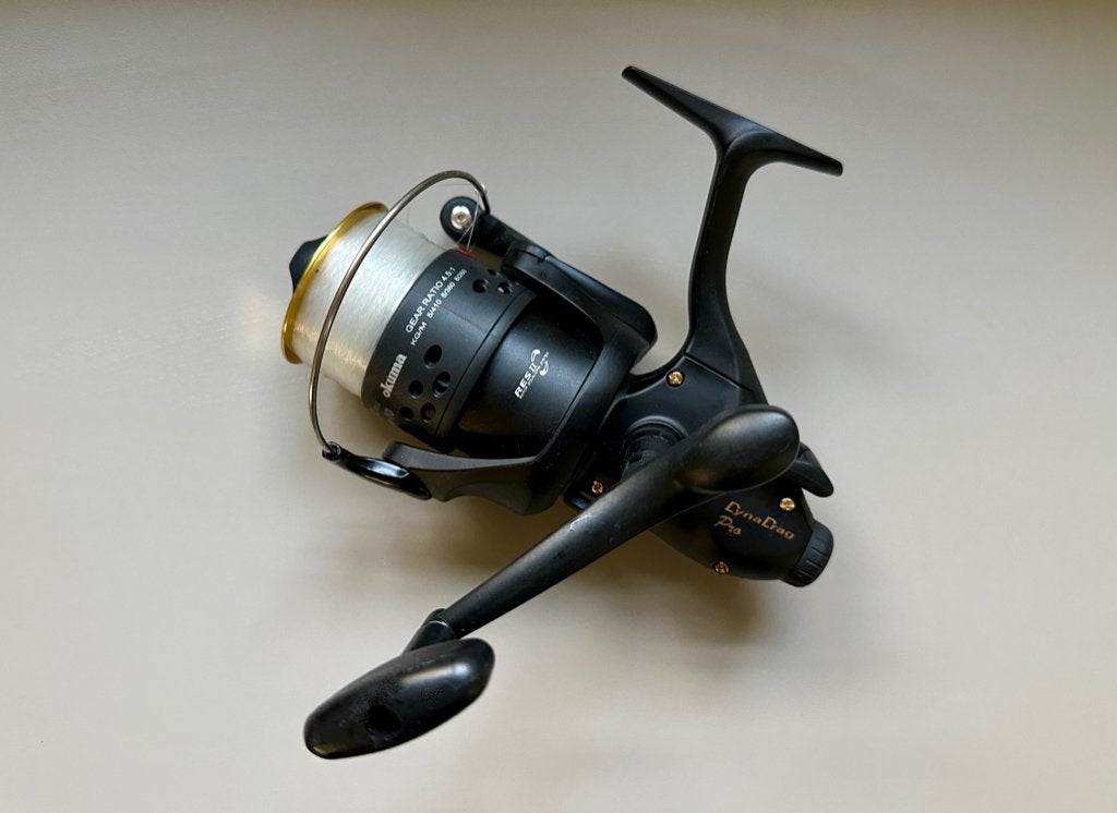 Baitrunner Okuma Dyna Drag Pro dap 50 Resi II vrijloop molen, Ophalen of Verzenden, Gebruikt, Molen