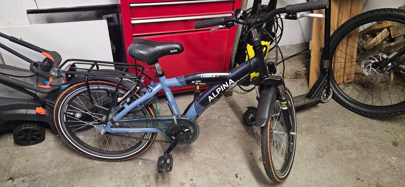 Alpina kinderfiets Timber 20 inch, Fietsen en Brommers, Overige merken, Gebruikt, Velgrem, Versnellingen