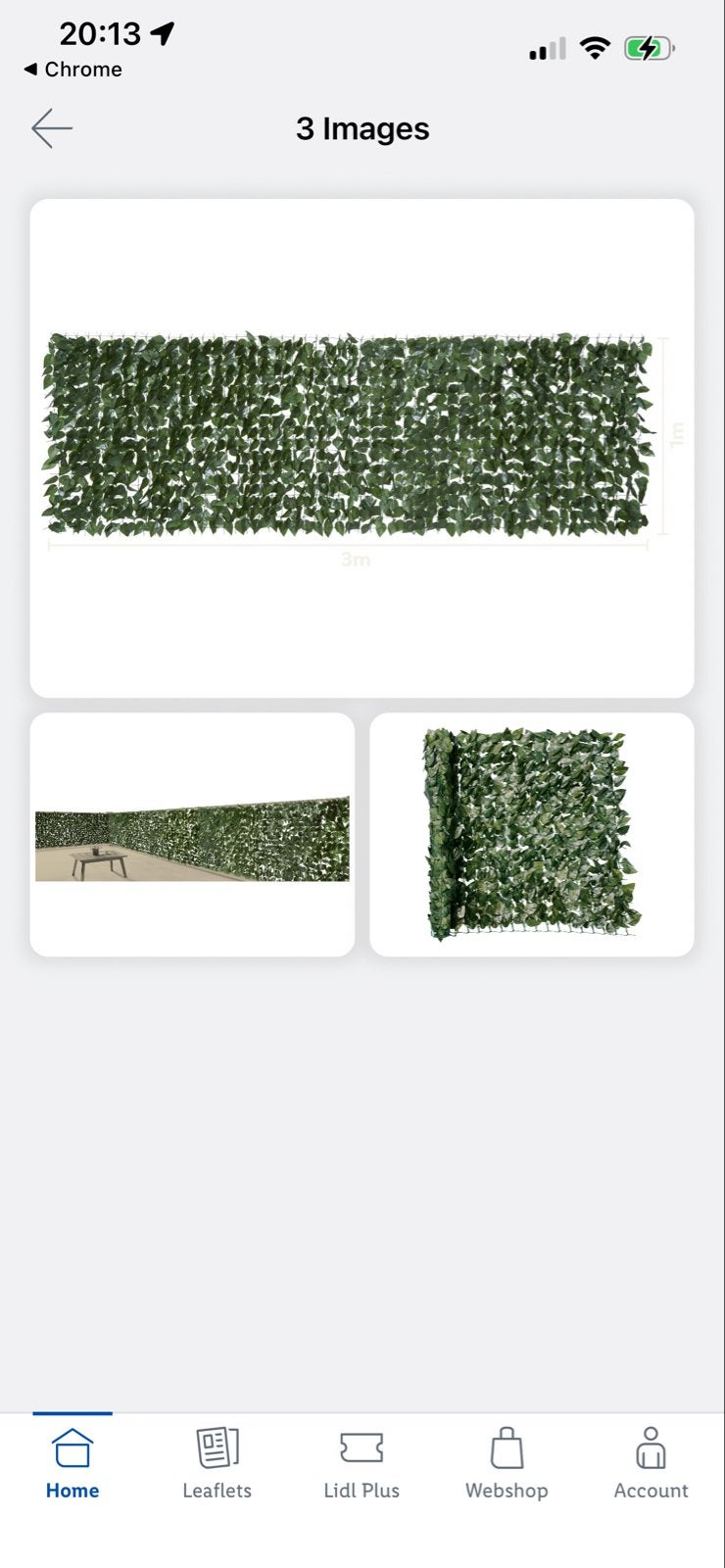 LIVARNO home Kunsthaag / Privacyscherm 300x100 cm (Nieuw), Kunststof, 1 tot 2 meter, Nieuw, Ophalen of Verzenden