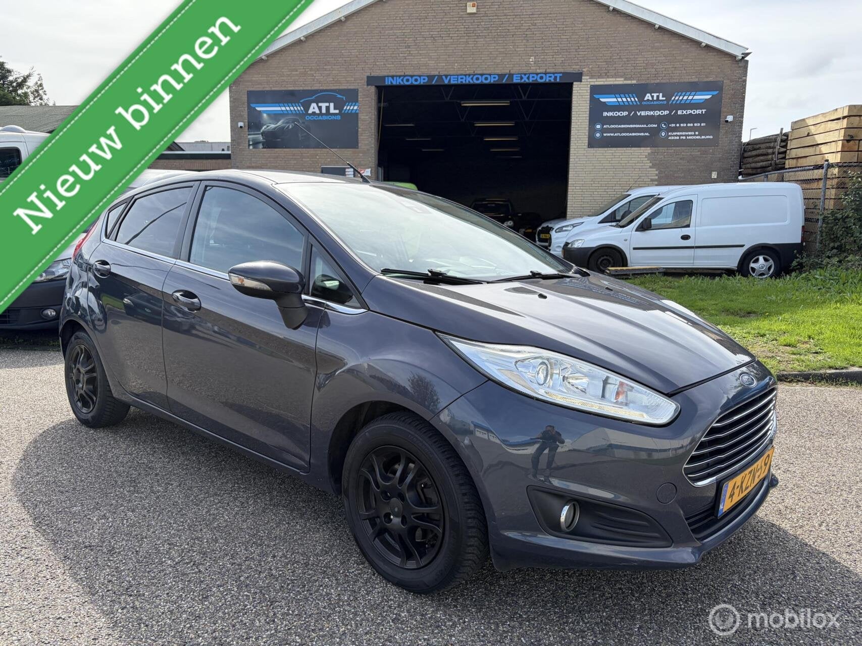 Ford Fiesta 1.6 Led FACELIFT KEYLES TDCi Lease Titanium VOLL, Auto's, Voorwielaandrijving, 96 €/maand, Origineel Nederlands, Bedrijf