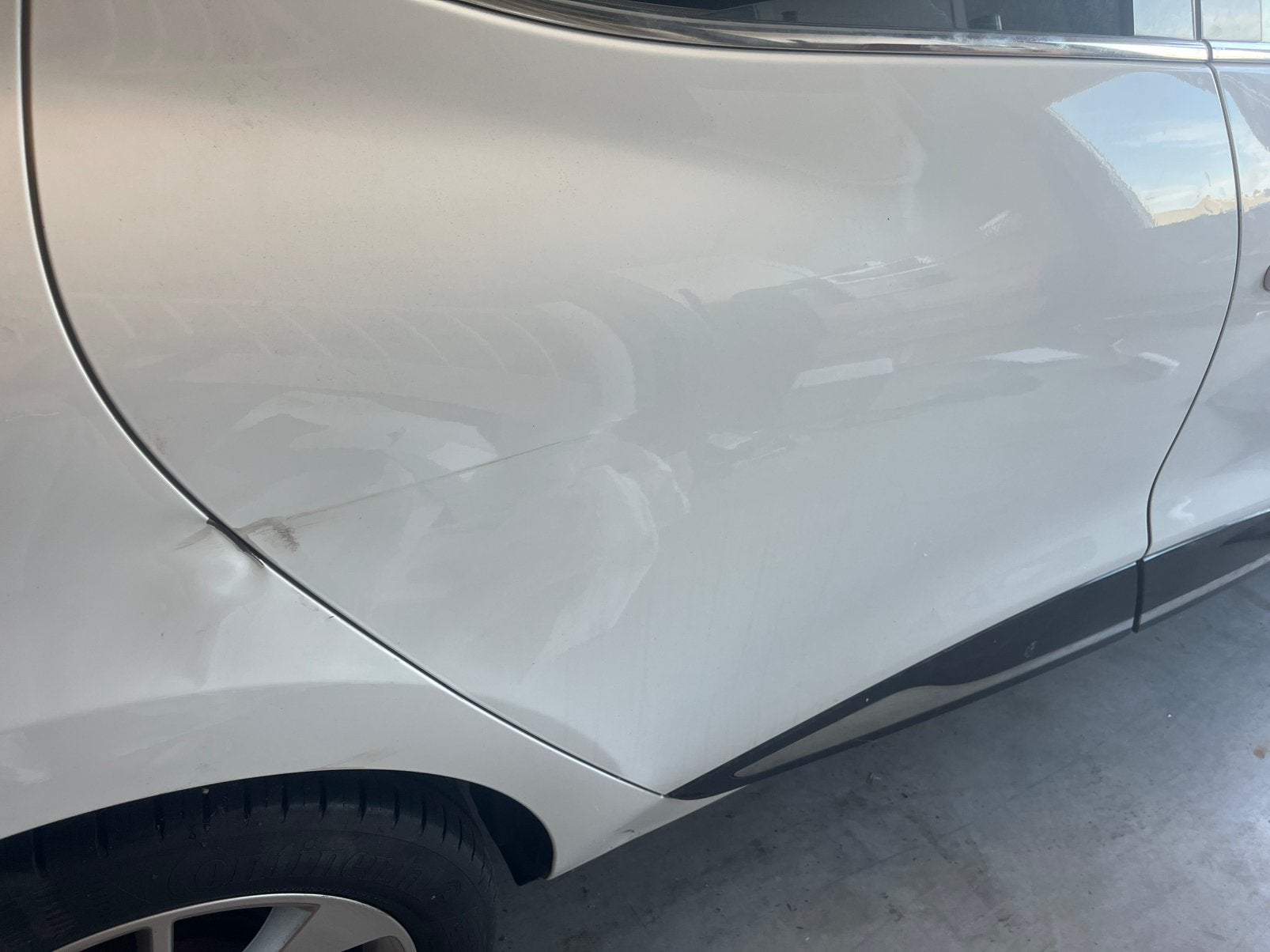 Renault clio deur rechts achter portier schade, Gebruikt, Rechts, Ophalen of Verzenden, Renault