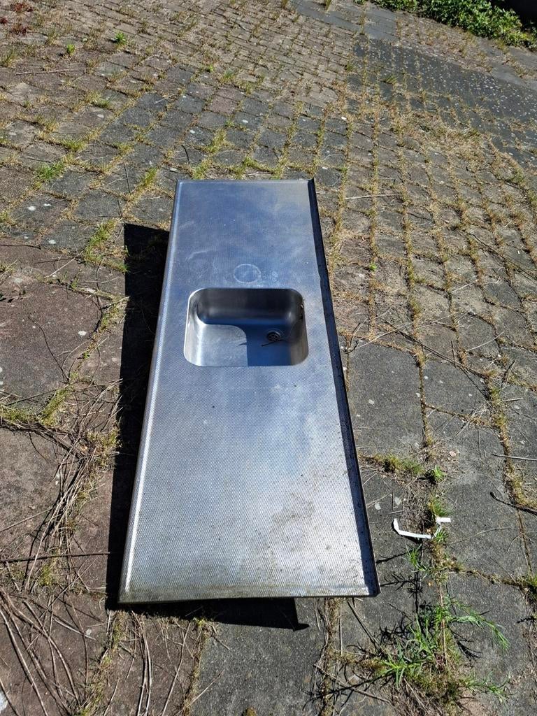 Aanrechtblad rvs retro, Ophalen of Verzenden, Nieuw, Minder dan 100 cm