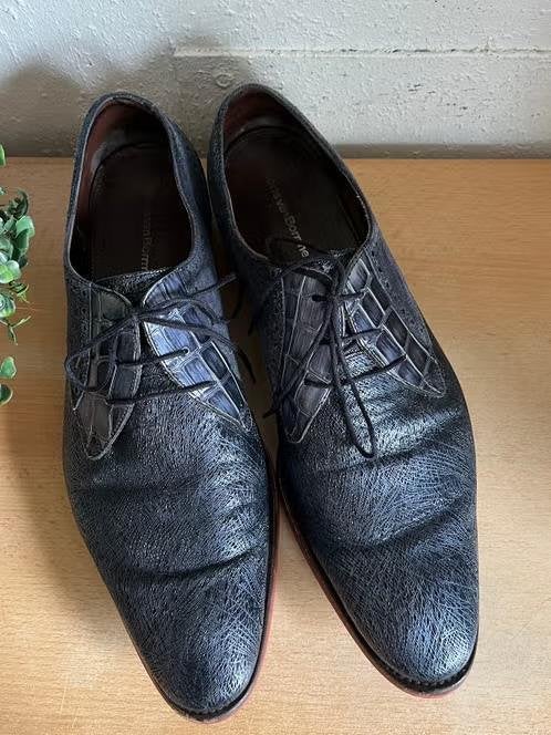 Floris van Bommel schoenen maat 45, Kleding | Heren, Schoenen, Blauw, Ophalen of Verzenden, Zo goed als nieuw, Veterschoenen