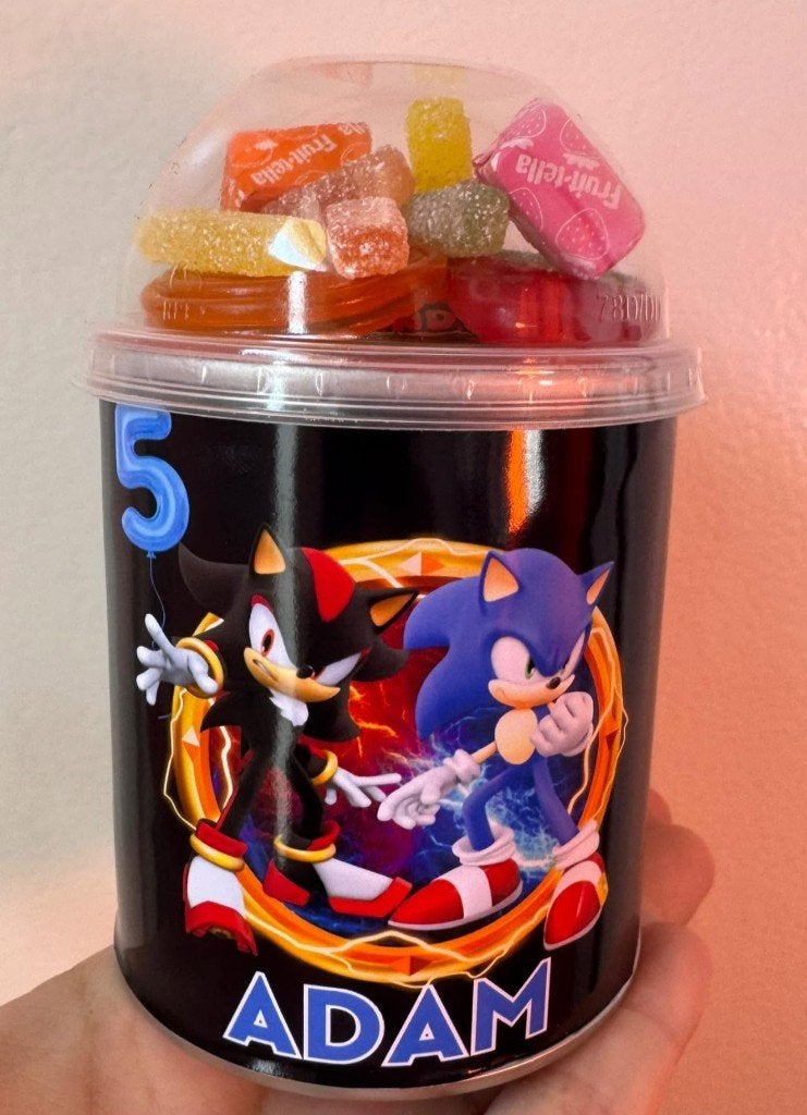 Sonic traktaties, Hobby en Vrije tijd, Feestartikelen, Ophalen, Nieuw, Feestartikel, Verjaardag