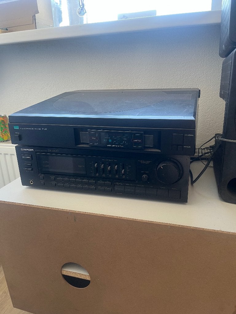 Pioneer RX-300 stereo set met platenspeler en speakers, Ophalen, Gebruikt, Automatisch, Pioneer