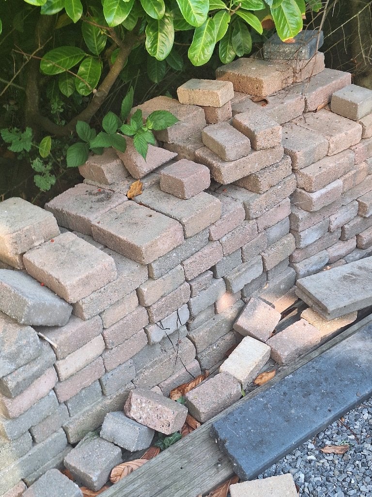 Diverse terrasstenen, Tuin en Terras, Ophalen, Gebruikt