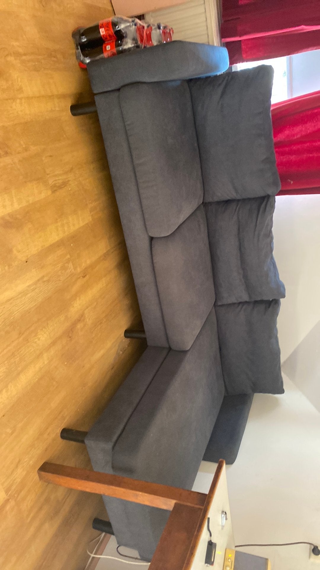Te koop hoekbank, Huis en Inrichting, Ophalen, 150 tot 200 cm, Zo goed als nieuw, Driepersoons